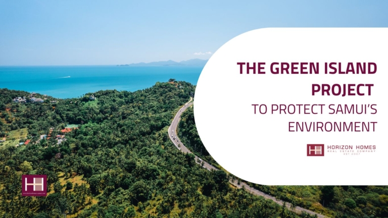 The green island project banner