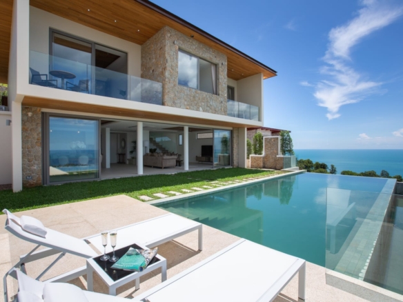 4 bedroom sea view villa koh samui thailand