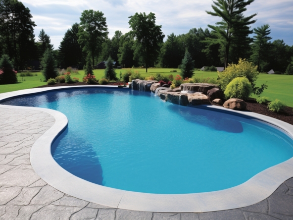 concrete pool