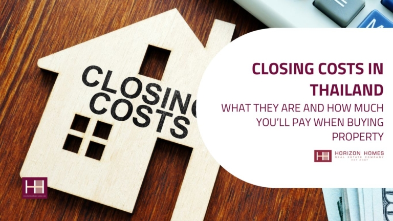 Closing Costs in Thailand banner