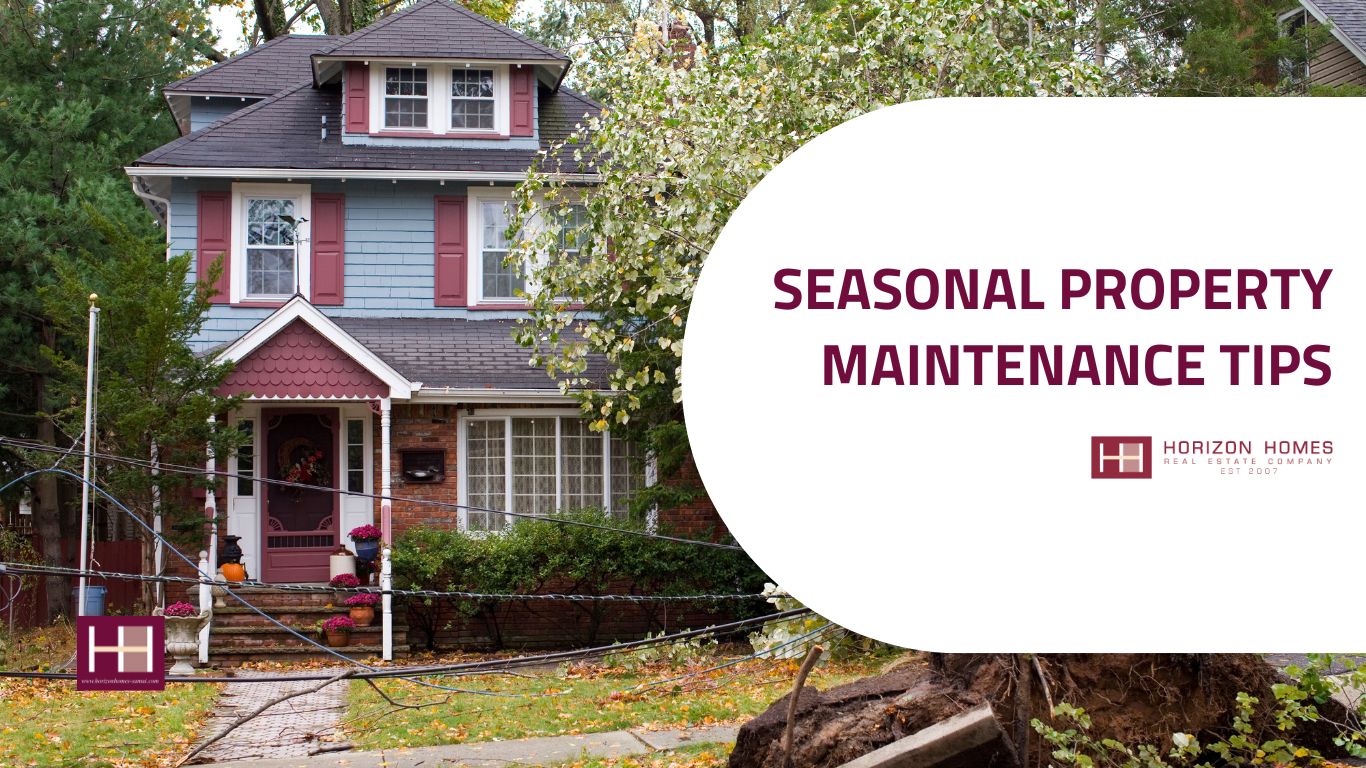 Seasonal Property Maintenance Tips banner