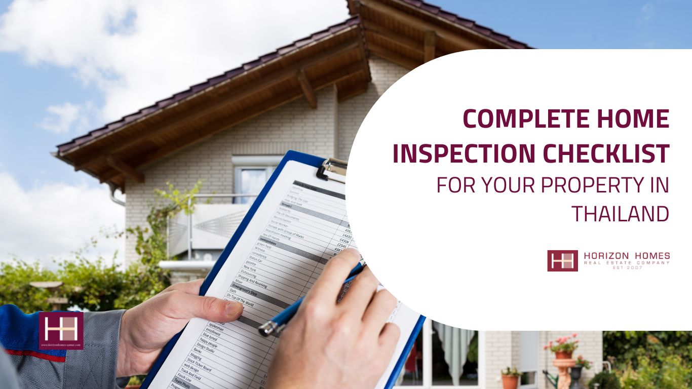 home inspection checklist banner